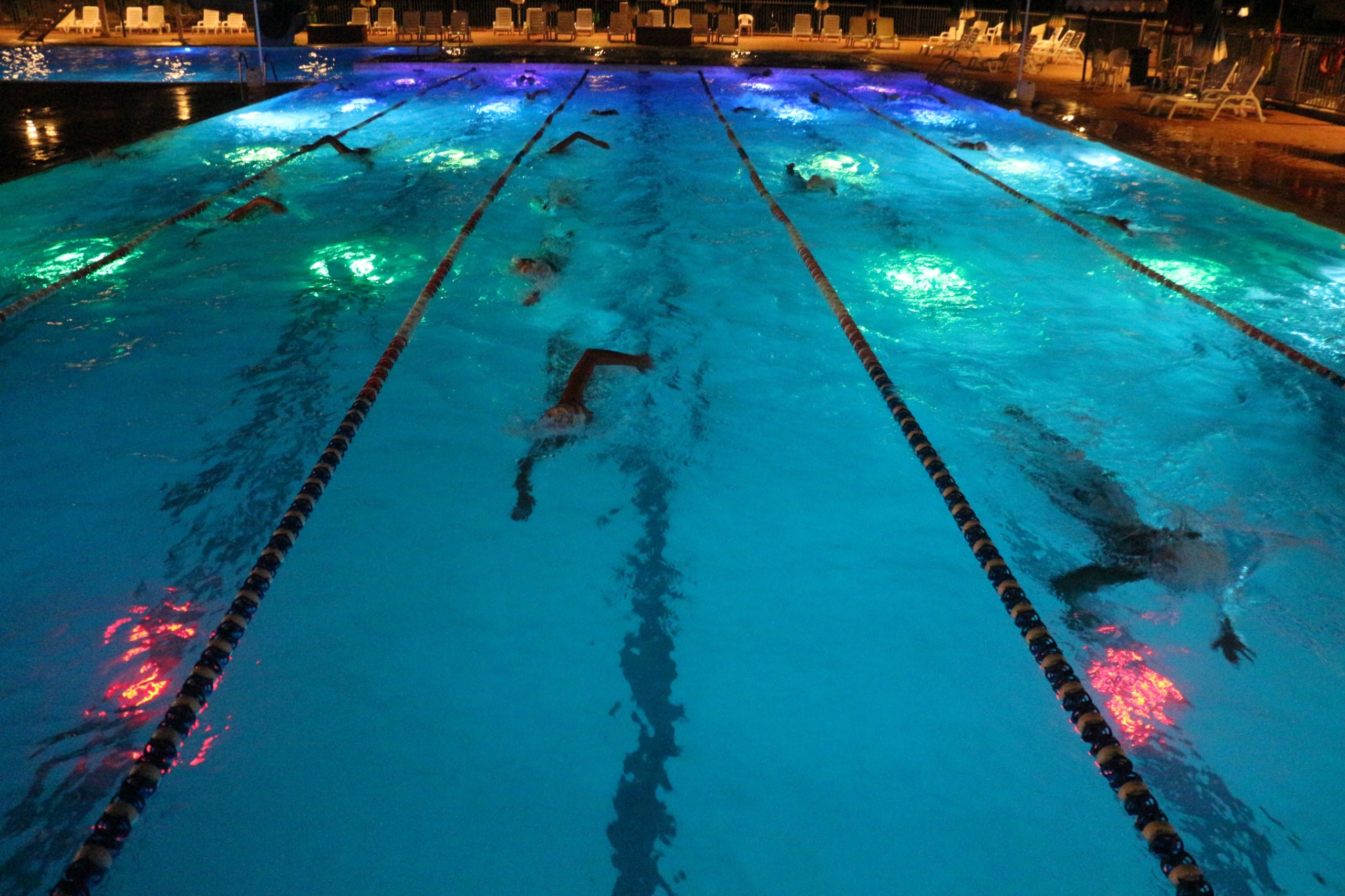 Piscina notte